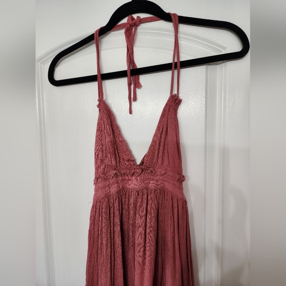 Pink Lace Mini Short Dresses - Picture 4 of 6